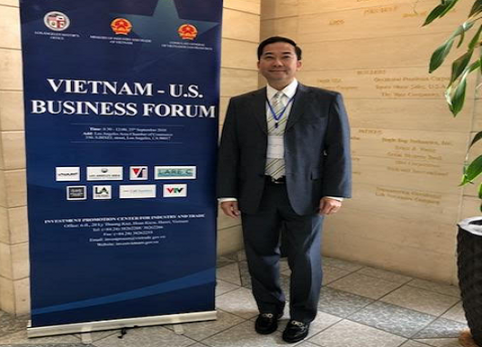 HI-TEK INC., attends the VIETNAM - U.S Business Forum 2018 in Los Angeles, California, USA